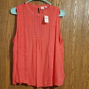 GAP Swiss Dot Sleeveless Blouse